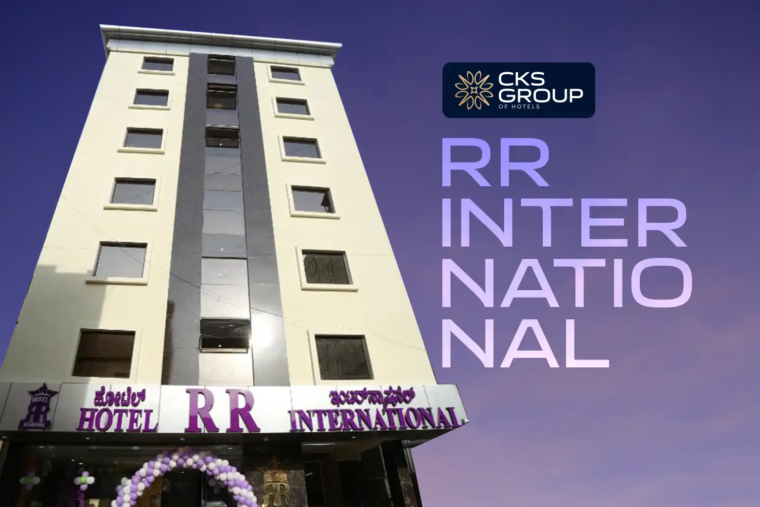 hotel rr international in bangalore with multi storey building